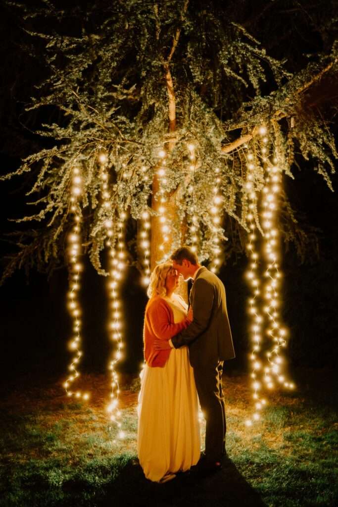 Mariés couple somme hauts de france photographe mariage automne nuit lumiere