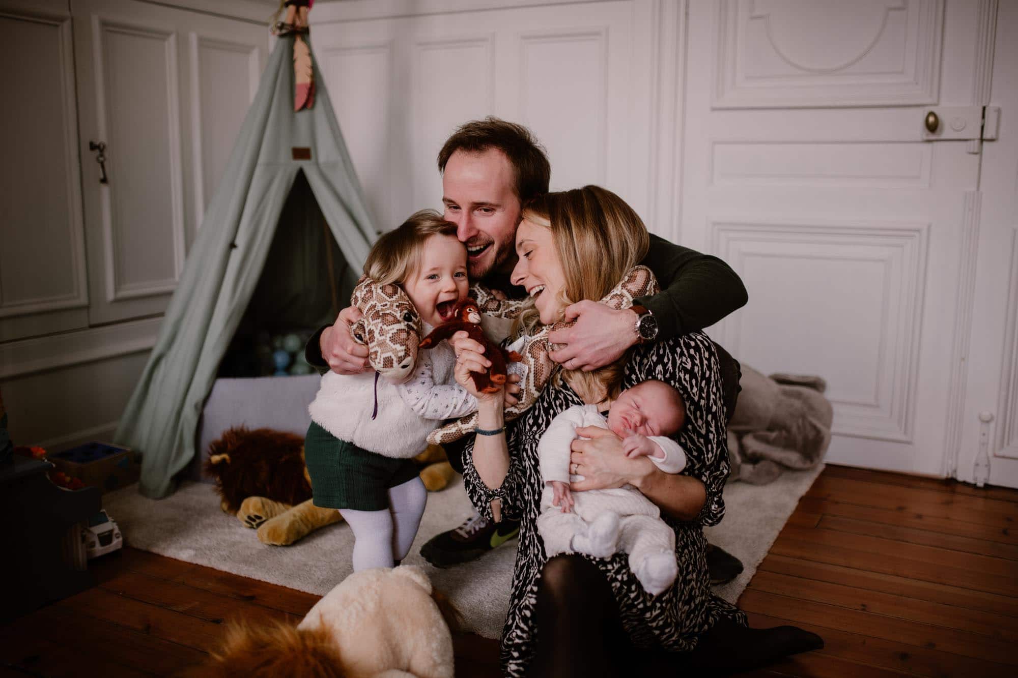 séance photo en famille naturel