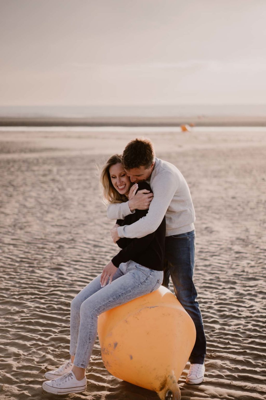 Séance couple en bord de mer