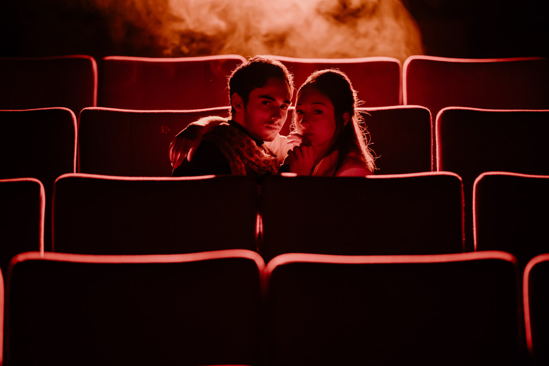 Séance photo dans un cinéma à Noyon (Somme)