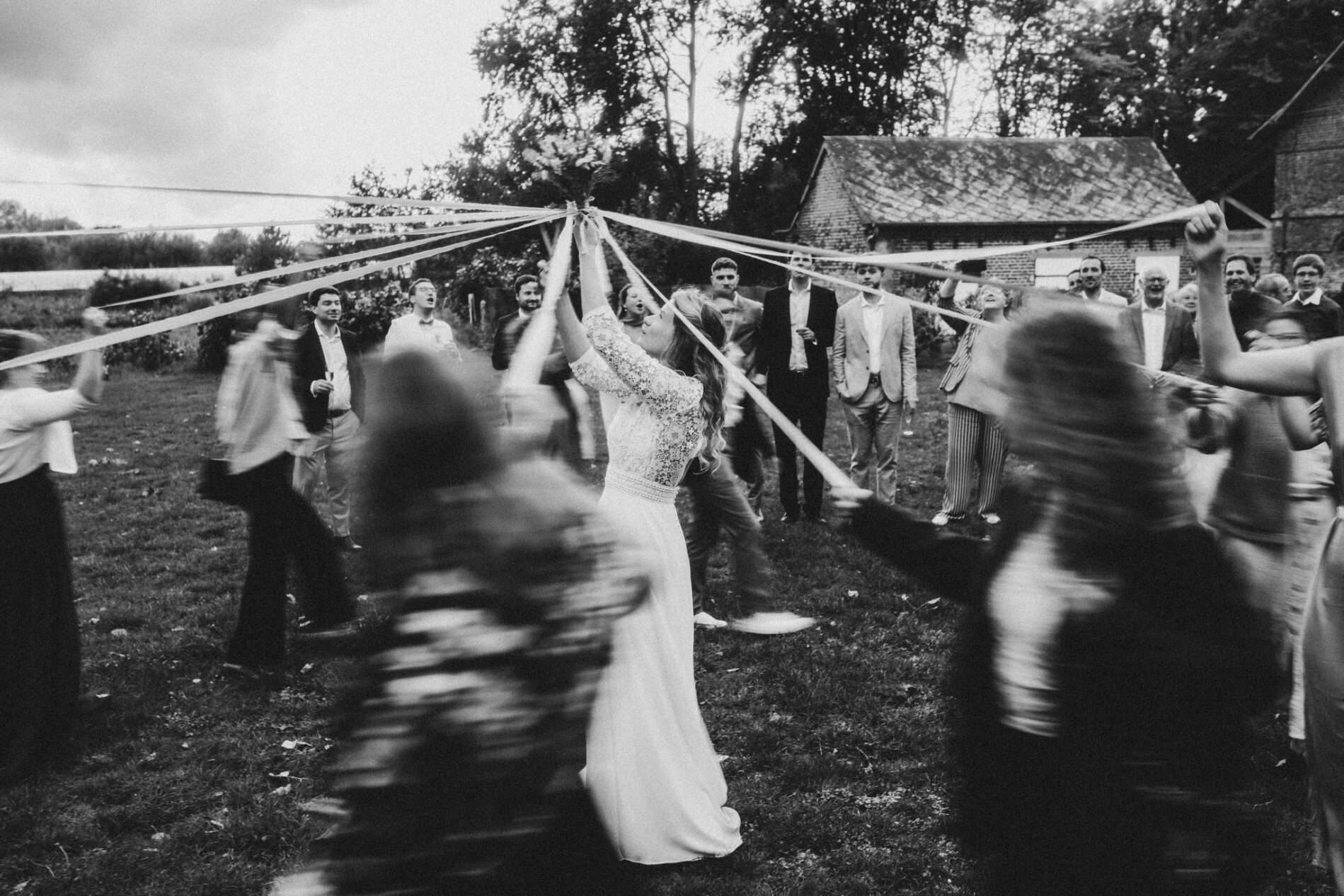 bouquet mariage rubans