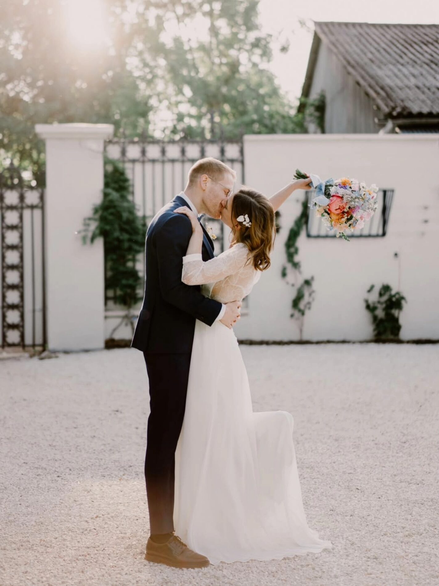 photo de couple de mariés somme