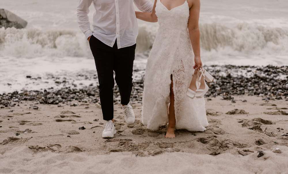 séance d'engagement mariage en baie de somme