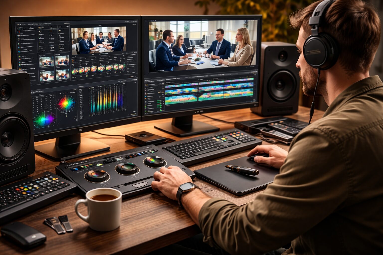 post production montage vidéo entreprise